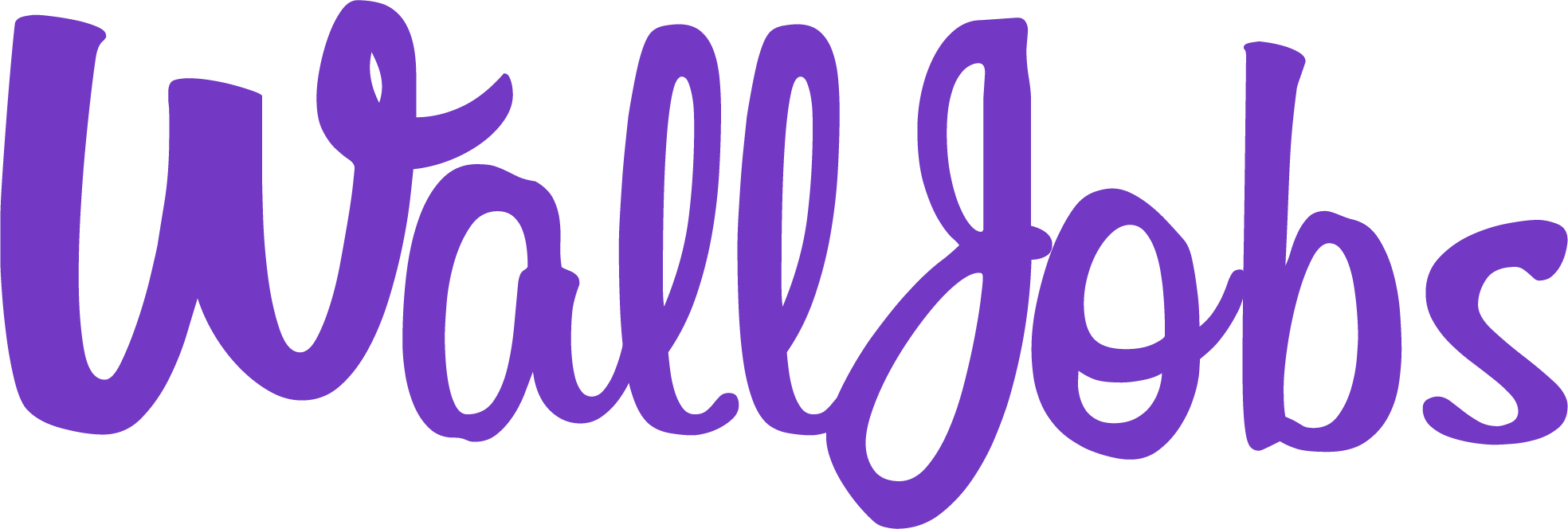 logo walljobs purple